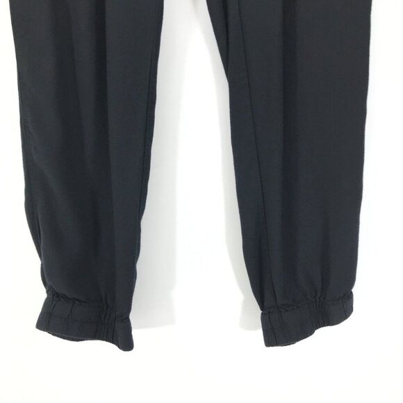 Aritzia Talula Jogger Pant Women's Small Black Ankle Rayon Lightweight Casual - Picture 2 of 12